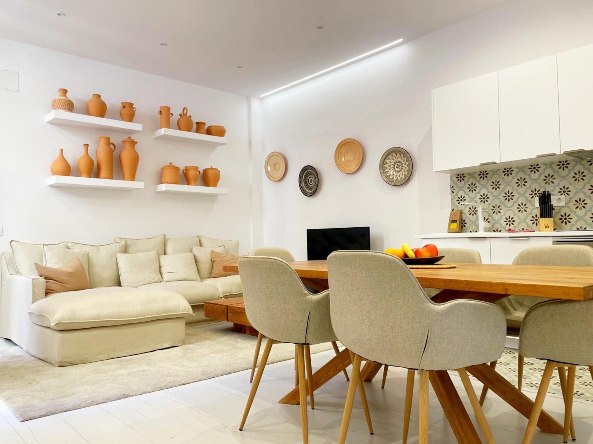 Piso Familiar Con Tres Habitaciones En La Goleta Малага Экстерьер фото